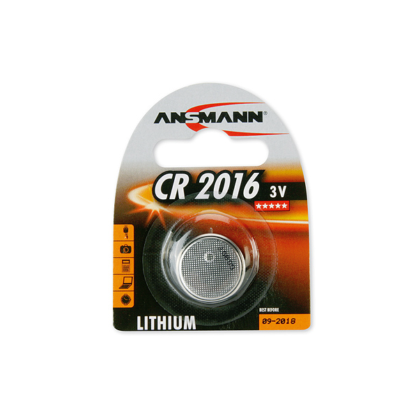 Pile bouton lithium Ansmann CR2016