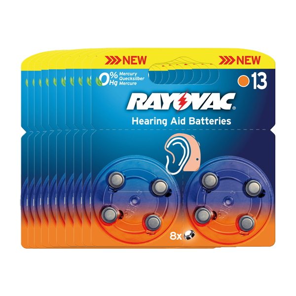 80 piles auditives RAYOVAC 13