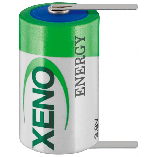 Pile lithium 3.6V ER14250 1/2AA avec pattes à souder