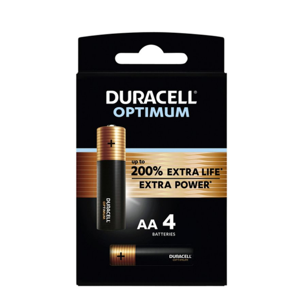 LR06/AA - DURACELL PLUS OPTIMUM - BLISTER DE 4