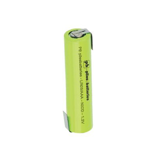 Accu Industriel AAA / LR03 1.2V Ni-Mh 700mAh avec pattes à souder