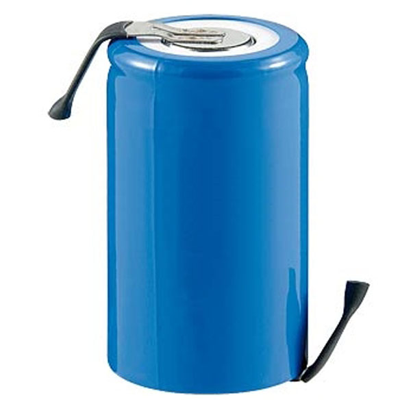 Accu Industriel D / LR20 Haute température 1.2V Ni-Cd 4500mAh avec pattes à souder