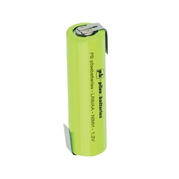 Accu Industriel AA / LR6 1.2V Ni-Mh 2100mAh avec pattes à souder
