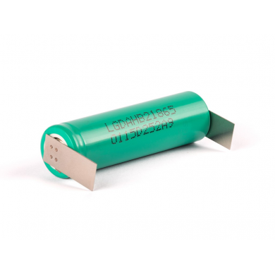 Accu industriel li-ion 18650 3.7V 1500mAh 22A LG ICR 18650-HB2 avec pattes à souder U